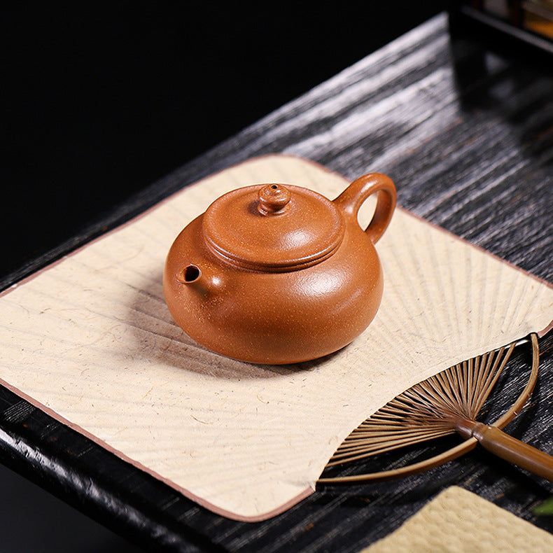 Handmade Yixing Jiangpo Zisha Clay Teapot, 200ml Capacity