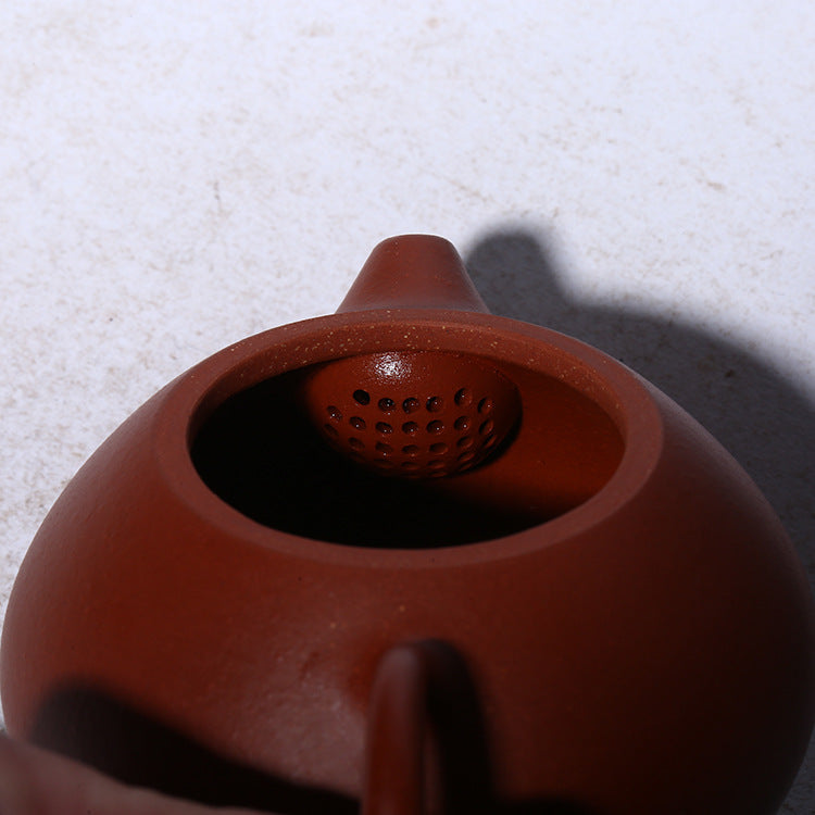 Handmade Yixing Jiangpo Purple Clay Zisha Teapot - 125 ml Small Capacity Gongfu Teapot