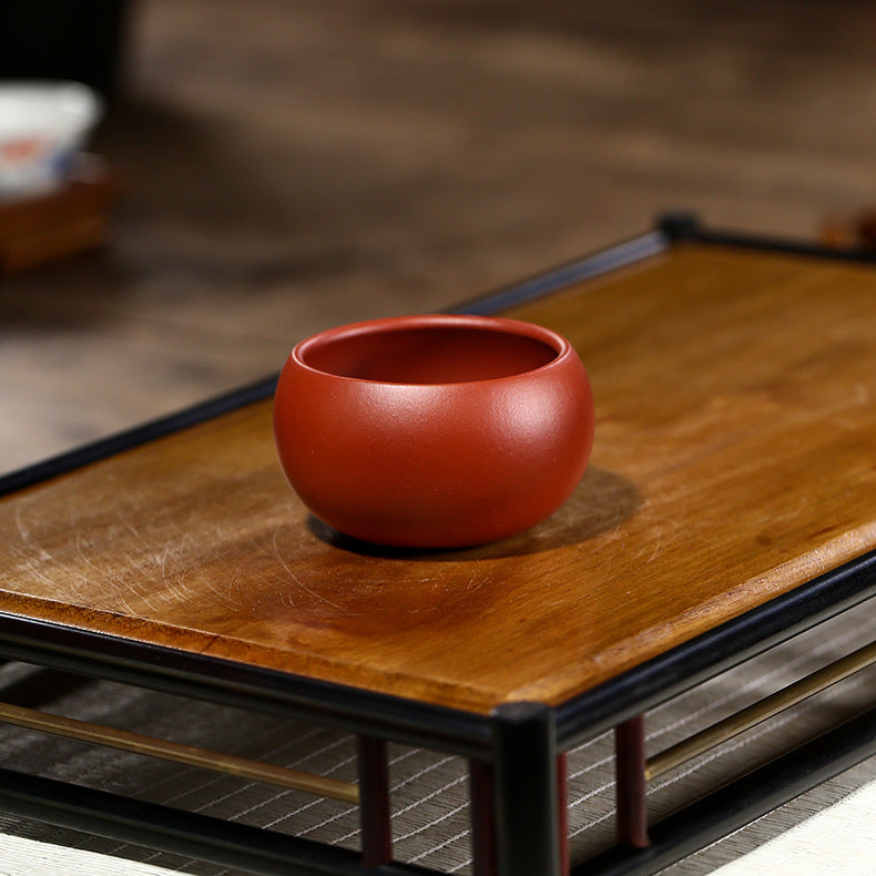 Da Hong Pao Purple Zisha Clay Tea Cup, 70ml Capacity