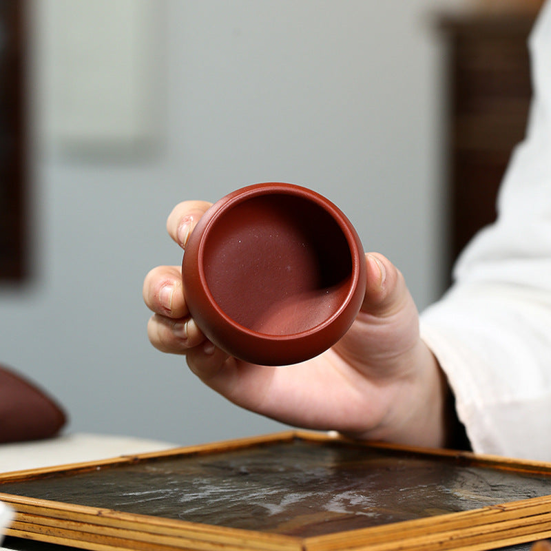 Da Hong Pao Purple Zisha Clay Tea Cup, 70ml Capacity