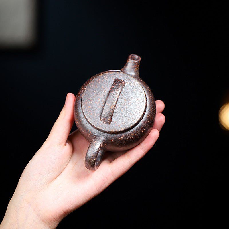 Authentic Yixing Zisha Purple Clay Mini Teapot, 140ml Capacity