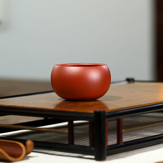 Da Hong Pao Purple Zisha Clay Tea Cup, 70ml Capacity