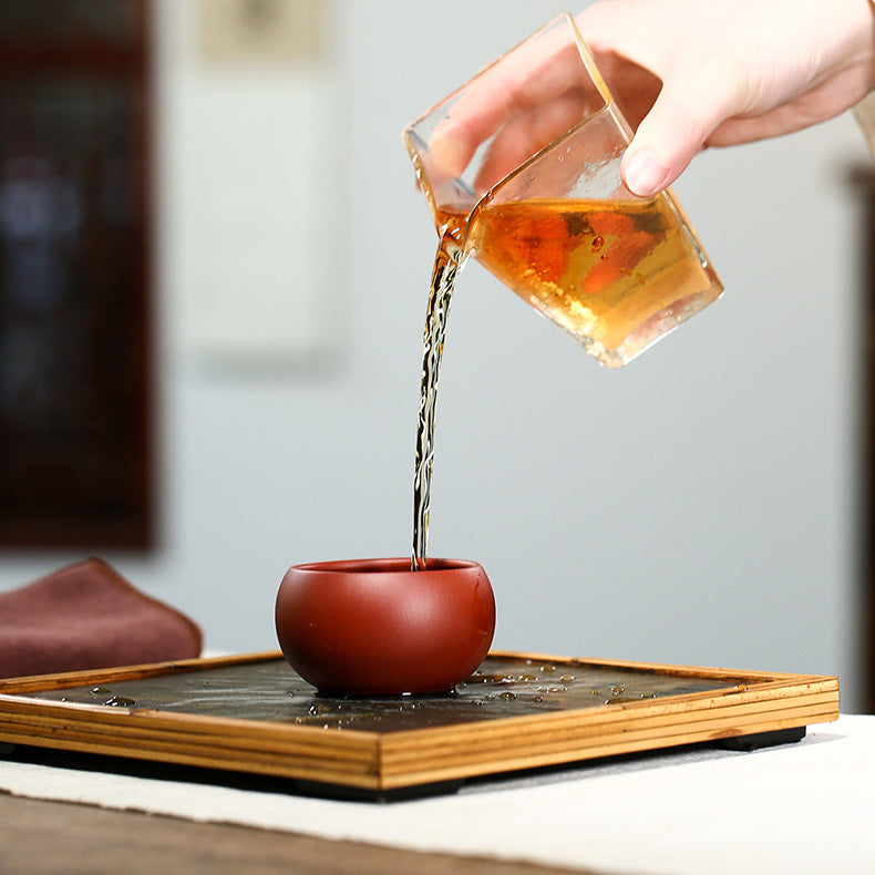 Da Hong Pao Purple Zisha Clay Tea Cup, 70ml Capacity