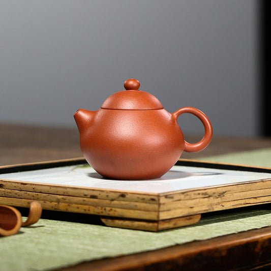 Handmade Yixing Jiangpo Purple Clay Zisha Teapot - 125 ml Small Capacity Gongfu Teapot