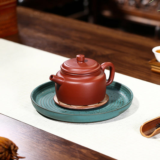 Handmade Yixing Zisha Clay Teapot with Four Pairing Teacups, Gift Package Teaset